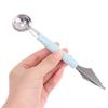 2 In1 Stainless Steel Carving Knife Fruit Ice Cream Baller Scoop Stacks Spoon