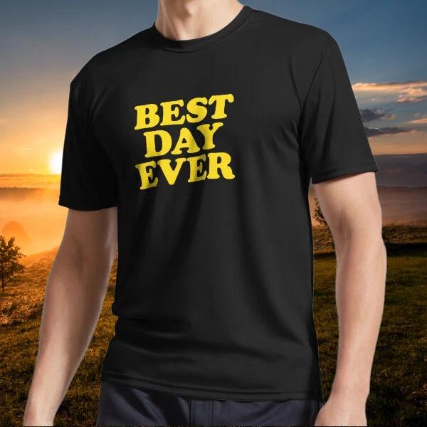 New item Best Day Ever Active Logo T-Shirt Funny Size S to 5XL