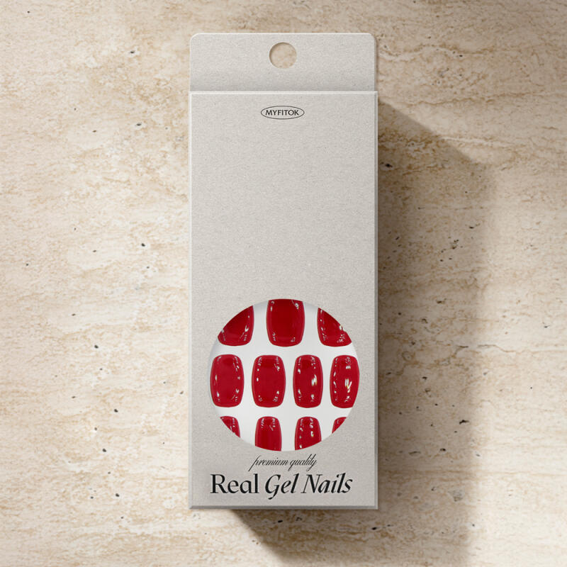 My Fit Talk Real Gel Nails - Red Tango