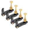 4Pcs Violin Fine Tuners 3 4‑4 4 Cello String Tool Replacement Instrument AccessoriesBlack