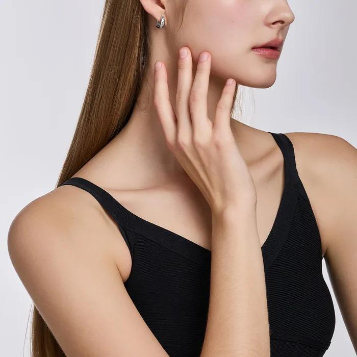 [26 New Arrival] Miss Doo Silver Earrings JDRET6S04ZC