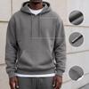 Felpa con cappuccio da uomo con coulisse, Colore per l'uso casual di tutti i giorni