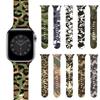 Camouflage Camo Armband für Apple Iwatch 7 6 Se 5 4 3 2 1 Band Stoßfest und Leicht