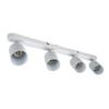 GU10 Lamp Holder 4 Head Rotating Ceiling Mounted   Base for Canteen Shopping Mall Showcase