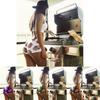 Women Fashion Sexy Slim Fitness Sports Workout Sweatpant Mini Shorts With Skull Print Design