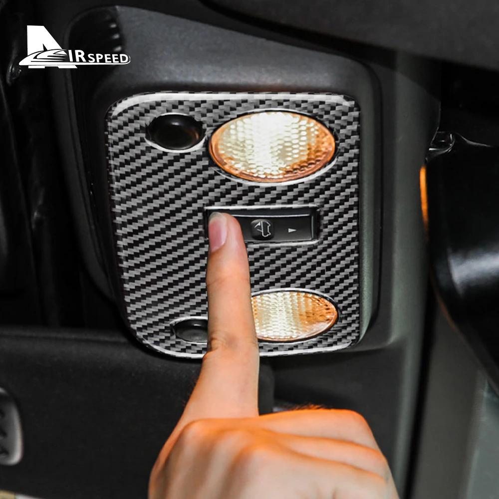 Carbon Fiber for Ford Mustang GT 2005 2006 2007 2008 2009 Accessories Interior Trim Car Roof Reading Light Lamp Cover Sticker