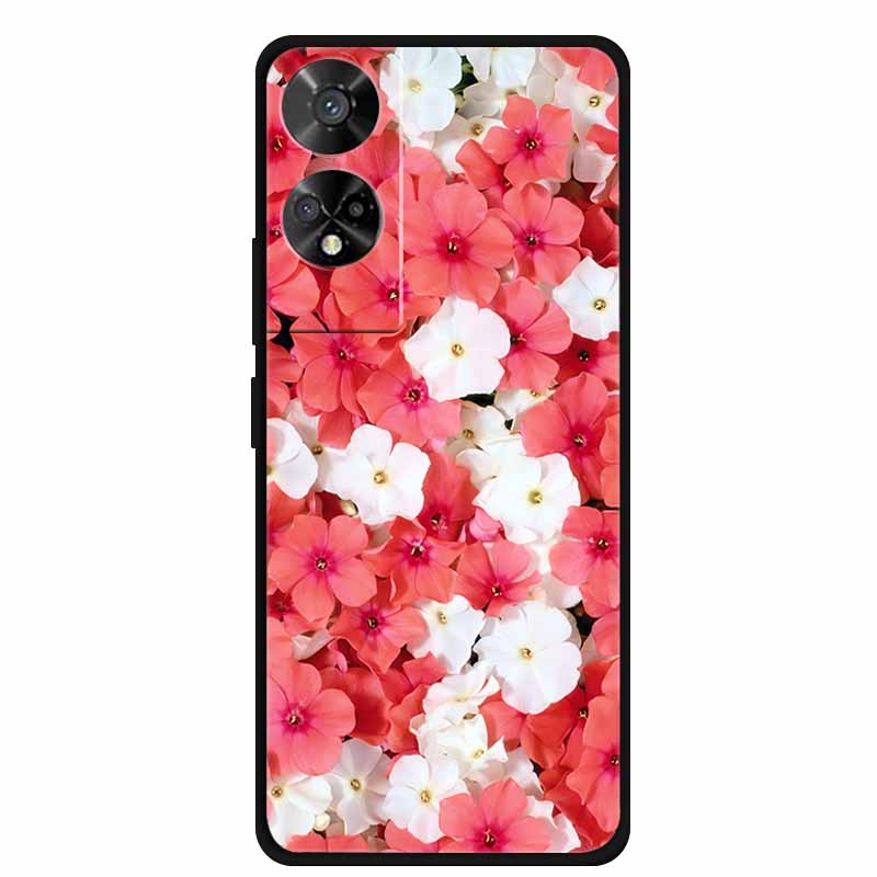 For TCL 50 5G Case Original Soft Silicone TPU Phone Cases Back Cover For TCL 50 XE 5G 50XE Fashion Planet New Coque Black Bumper