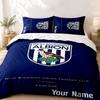 Albion FC Custom Name 3pc set Perfect for bedroom use Comfortable bedding set includes a duvet cover and two pillowcases Ideal birthday or Christmas g