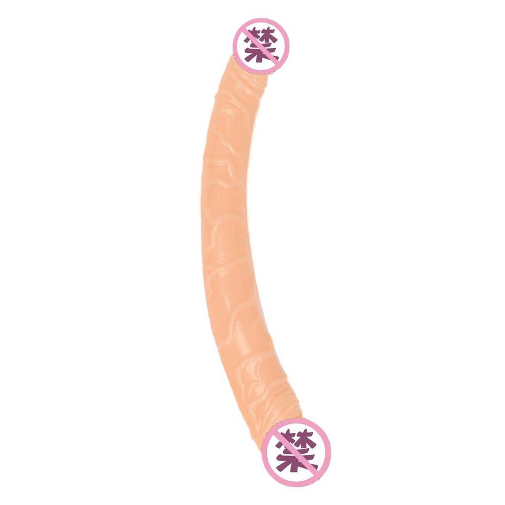 Dvouhlavý drak Simulační penis - Lesbický ženský masturbátor Sexuální hračka