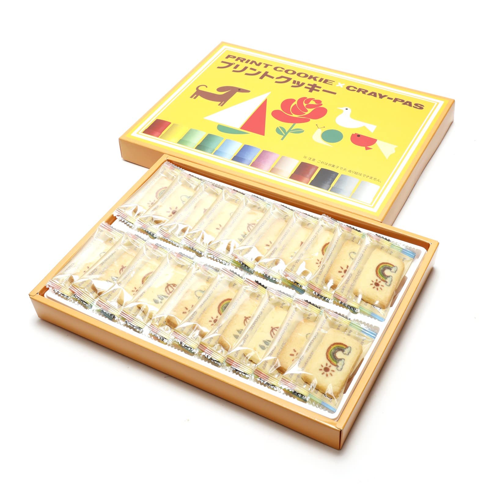 

Идеальный сувенир - печенье с принтом в коллаборации с Осакской сакурой! Крей-Пас (20 штук)