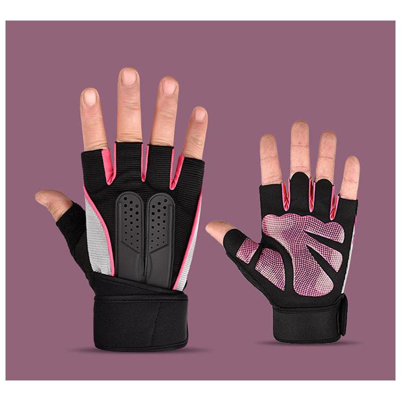 Cycling Gloves Men Sport Wrist Support With Antislip Grip For Fitness Training