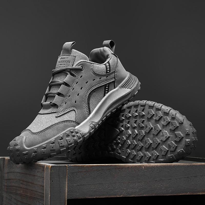 Men's Lightweight Steel Toe Work Shoes - Anti-Smash, Anti-Puncture, Breathable for Summer Construction Safety