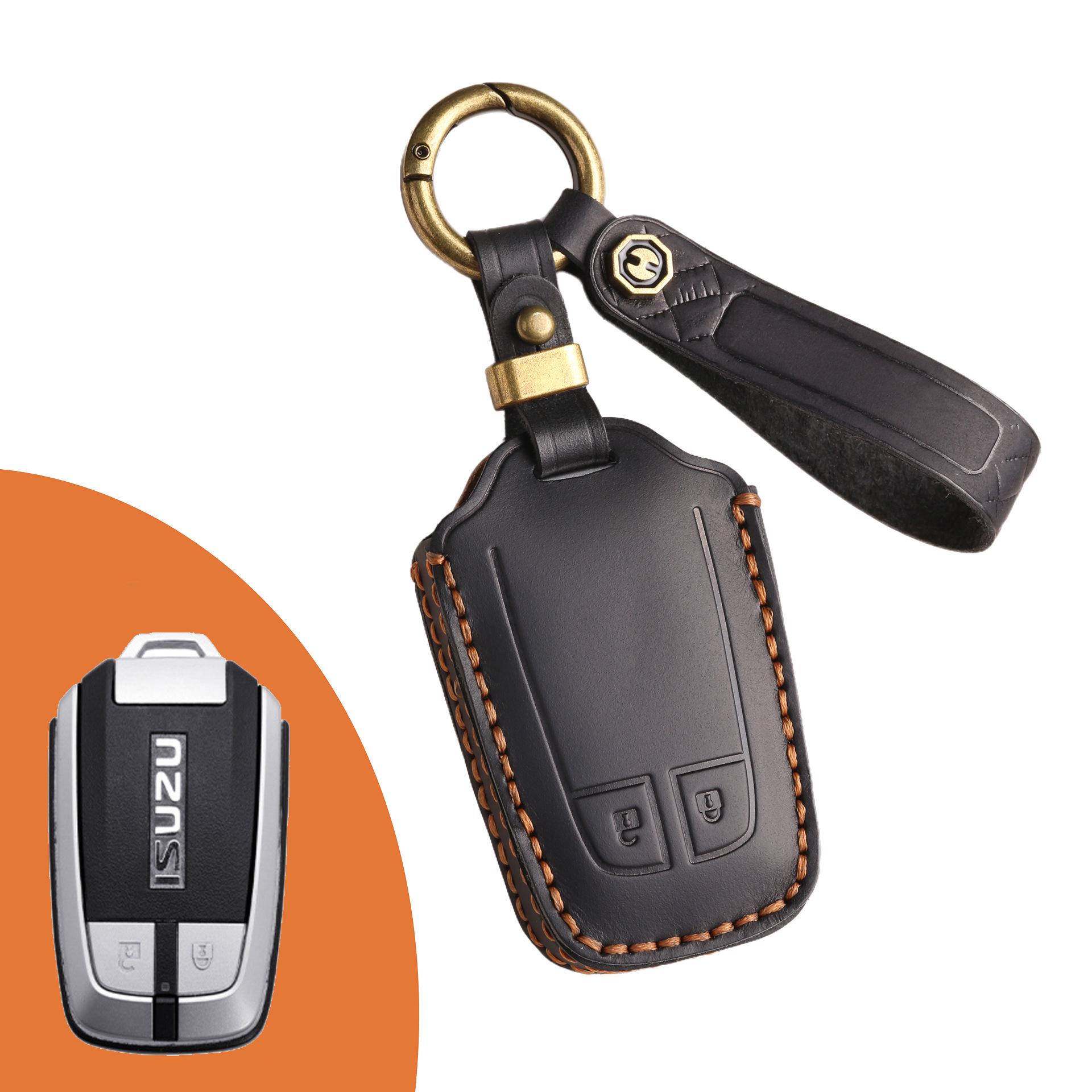 

Полная защита ключа чехол для Isuzu mu-X D-MAX Юго-Восточный азиатский пикап чёрный