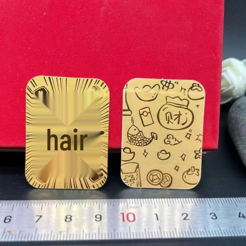 Pure Gold Fortune Maneki-neko and Pixiu Wealth God Phone Sticker Omamori