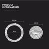 Car One-Click Start Stop Engine Ignition Ring Sticker Crystal Rhinestone Metal Decor For Chevrolet Cruze Aveo Captiva Lacetti