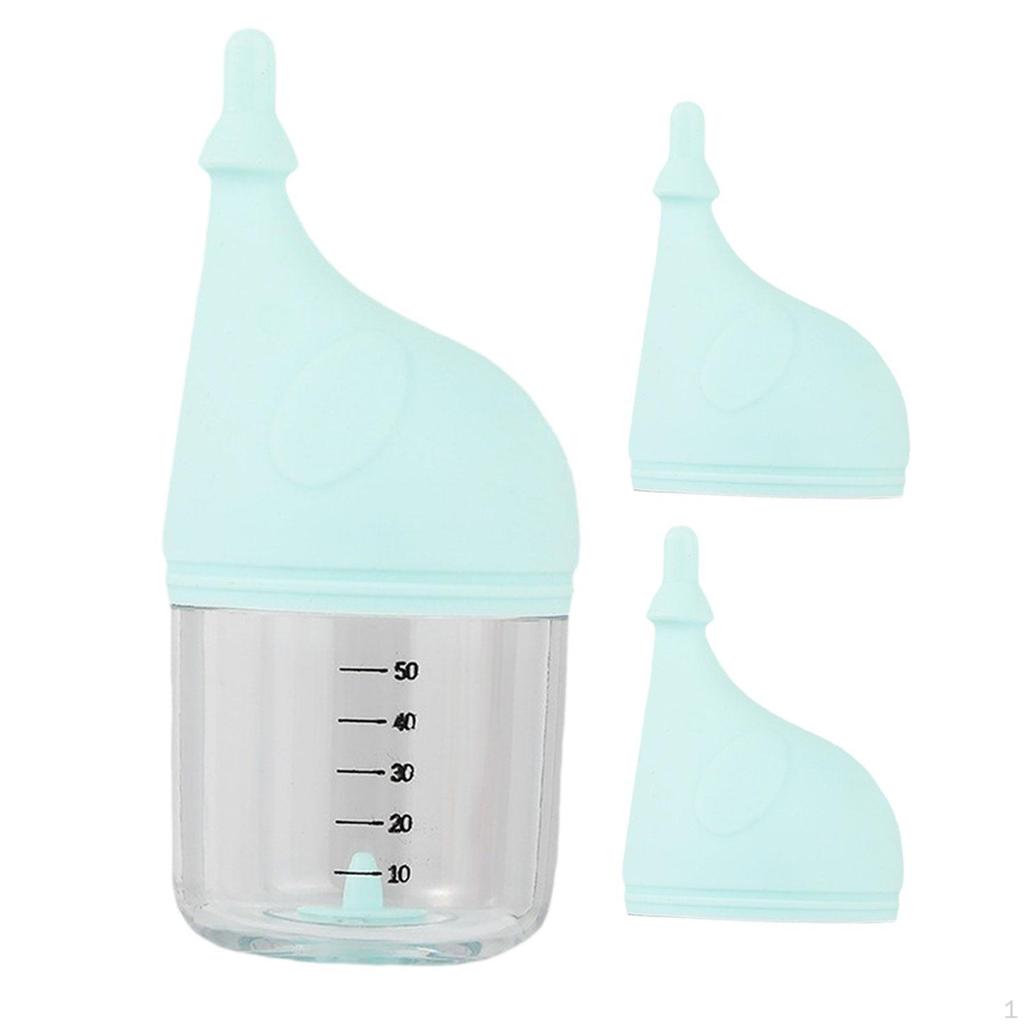 Feeding Kit for Kittens, 1.7oz Nursing Bottle with Interchangeable Nipples Small Pets