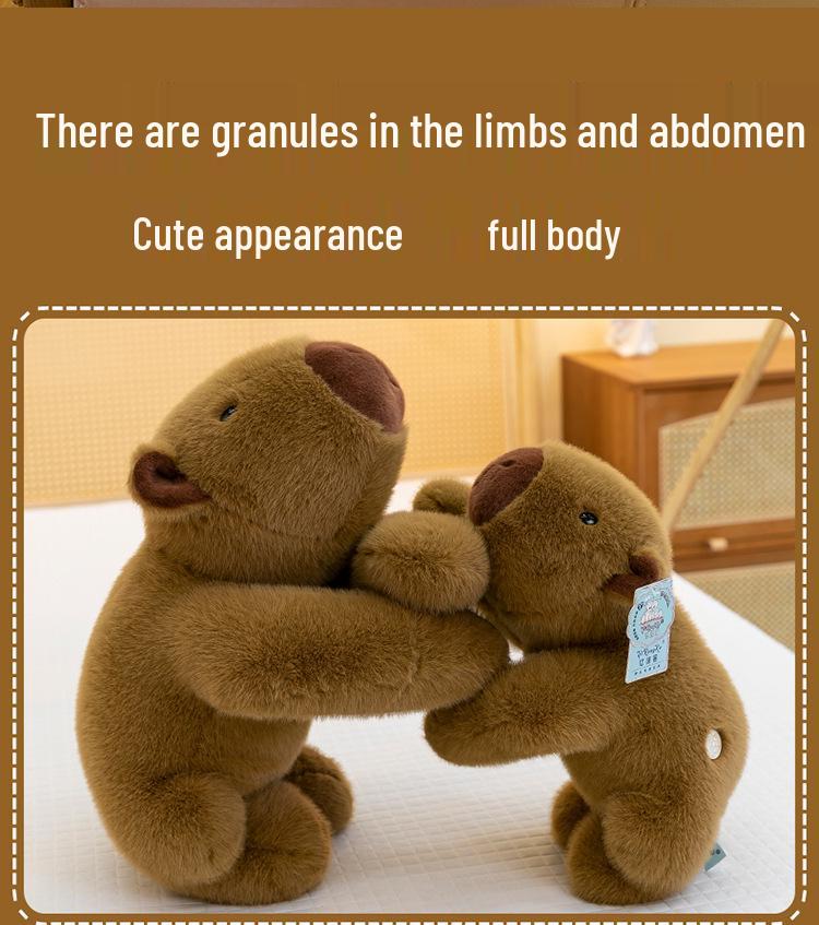 Capybara Plush Toy: Soft, Lying-Style Sleeping Pillow Doll