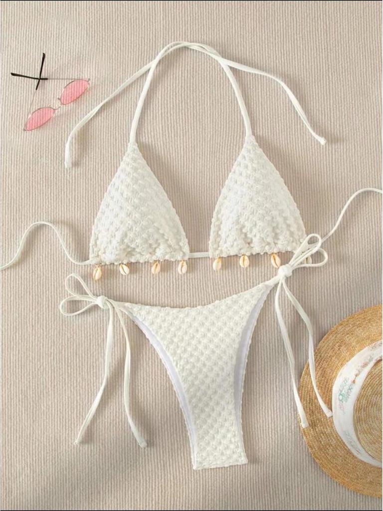In Stock: 2024 European & American New Split Bikini for Women - Sexy Foreign Trade Design