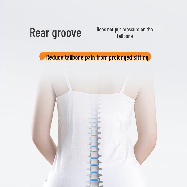 Enhanced Memory Foam Hemorrhoid Seat Cushion – Breathable, Non-Collapsing Support for Long Sitting, Coccyx Comfort, and Improved Posture.