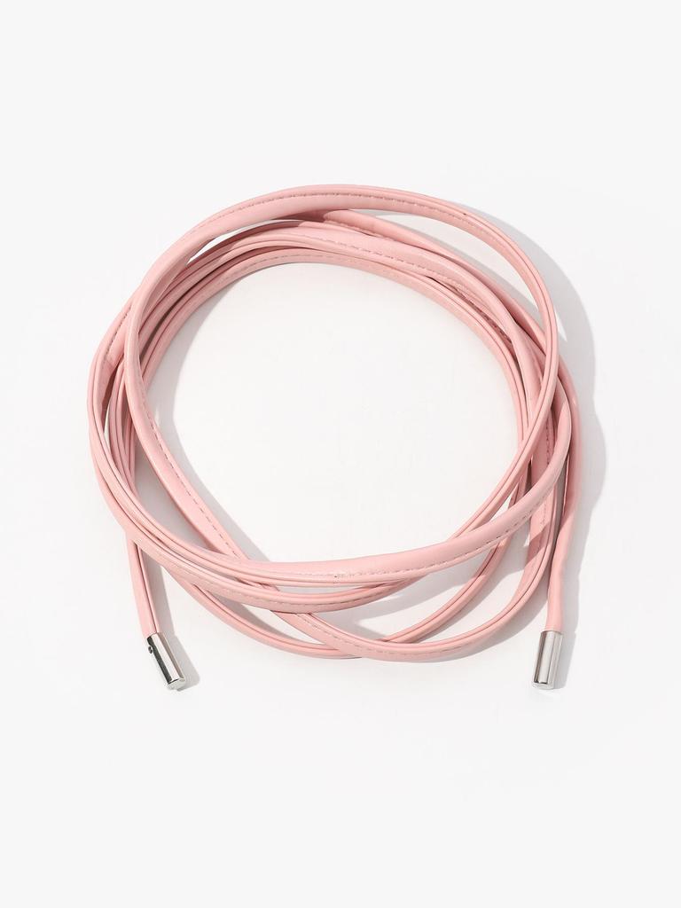 Women's Slim Leather Belt: Trendy European & American Knot Design for Summer Dresses