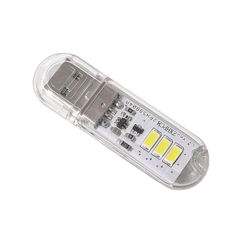 

Mini LED USB Lights Night Light Reading Mood Lamp with Clear Shell Dormitory Eye Protection for PC Mobile Phone Accessories