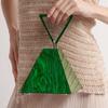 2025 Modemarke Damen Dreiecksform Box Acryl Abendtasche Luxus Designer Clutch Handtaschen und Handtaschen Hochzeitsfeier Tasche