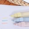 Solid Color Highlighter 3MM Fluorescent Pen Korean Marker Pen  Drawing