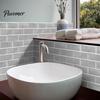 Decorative Mosaic Wall Panels Self-Adhesive PVC Tile Stickers, Waterproof Pattern Decals for Kitchen Bathroom Decal Rental Home Decor, Removable