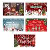 Large Christmas Backdrop Decorative Cloth 70.8x43.3Inch Polyester Fabric For Holiday Decorations And Family Gathering