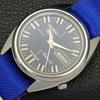 AUTOMATIC VINTAGE SEIKO 5 JAPAN 7009A MENS BLUE COLOR DIAL WATCH A702110-5