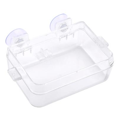 Reptile Food Dish, 3.94 X 1.38 X 2.36inch Anti Escape Feeder Tortoise Crawler Food Bowl Reptile Feeding Dish Reptile Basin with Clr Design for