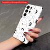2DFlat Samsung Phone Case Starry Moon Clouds Pattern Phone Case Applicable To Galaxy S22 S23 S24 S25ULTRA S26 A12 A13 A14 A15 A16