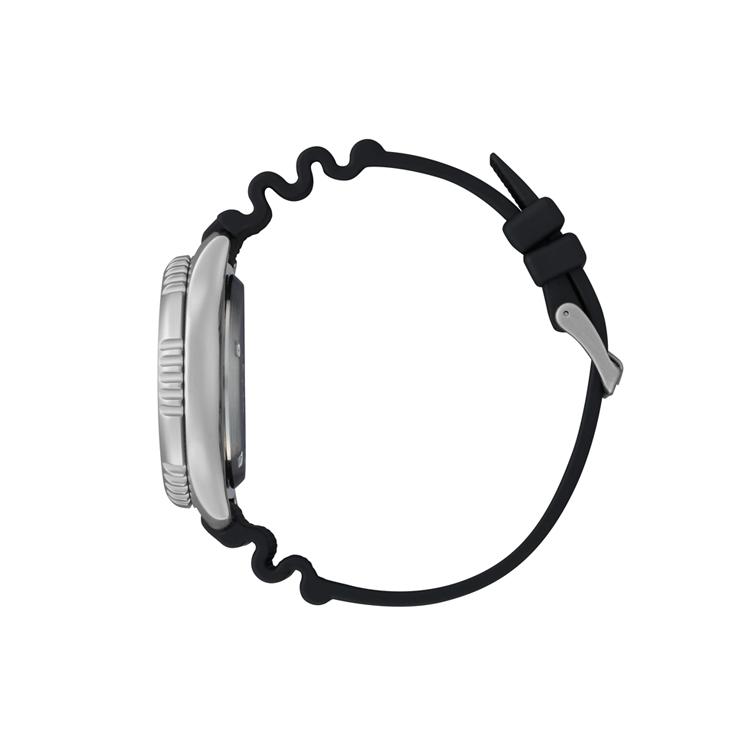 CITIZEN Mechanical Movement Rubber Strap Watch Men's Watches Black Dial NY0111 11E NY0111-11E