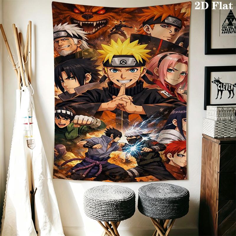 Bedroom Decor Minimalist Naruto Theme Tapestry Tapestry Wallmounted Background Cloth Soft Wall Covering Decoration Homestay Soft Decoration Tapestry
