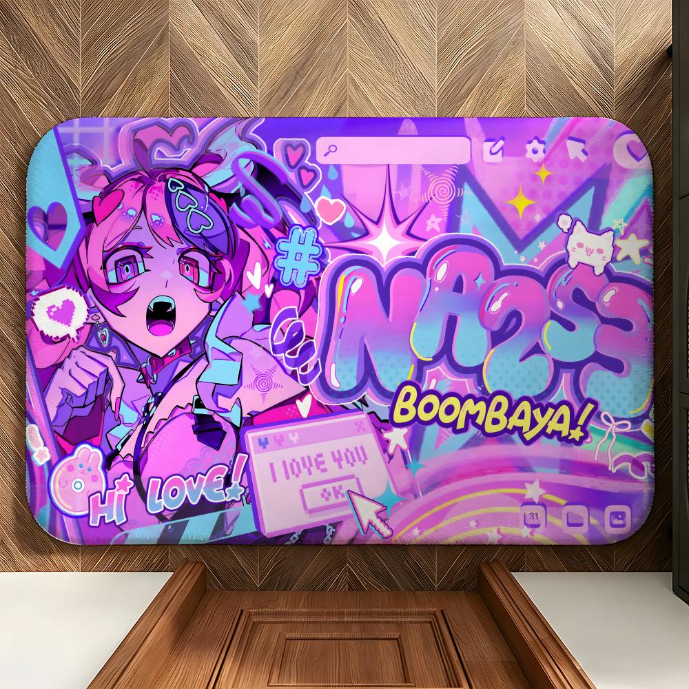 Art C-Colorful c-comics Floor Mat Soft Flannel Floor Mat Suitable for Entryways, Living Rooms, Bedrooms, and Bathrooms