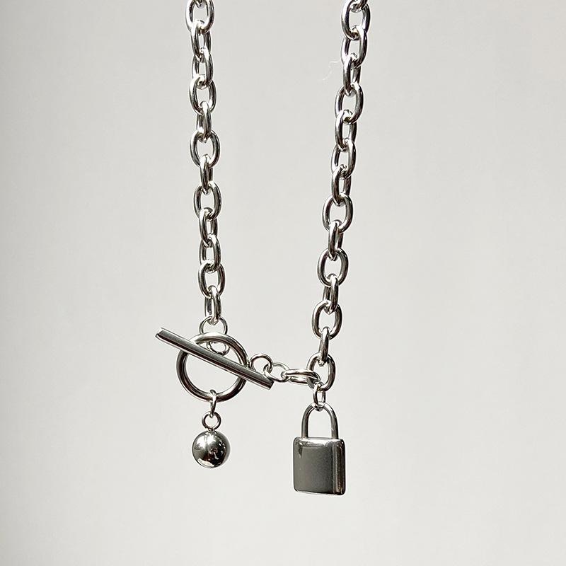 

Дизайнерское ожерелье Sense Lock для мужчин, модное хип-хоп-подвеска с индивидуальностью, цепочка на ключицу, аксессуары, декоративные женские