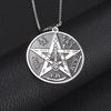Solomon's Seal Kabbalah Pentagram Amulet Jewelry Pendant Necklace