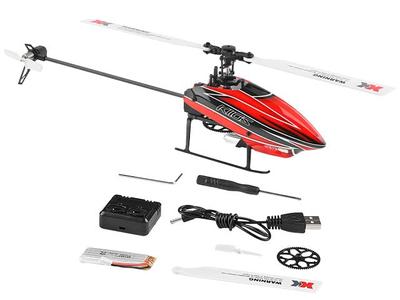XK Hi-Tech K110S Vrtulník, 6kanálový systém 3D6G, Dálkově ovládaný, Bezuhlíkový, s balením bez vrtule, Oficiální japonský produkt, Pod 99 g, Bez R