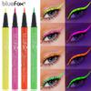 6-Color Halloween UV Glow Fluorescent Liquid Eyeliner Set - Long-lasting, Vibrant Shades