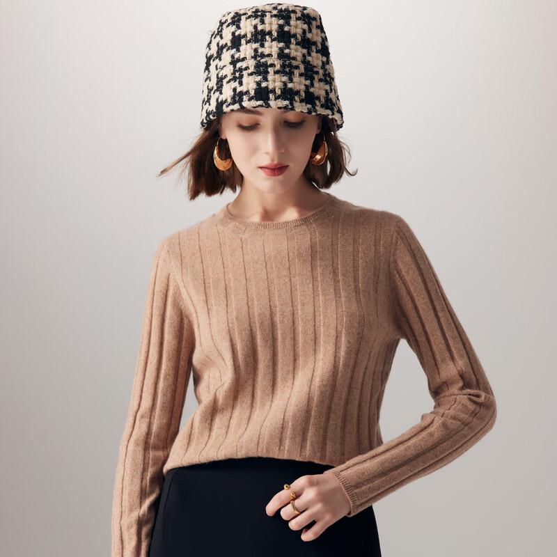 Paro Women's Textured Rib Jacquard Pure Cashmere Sweater