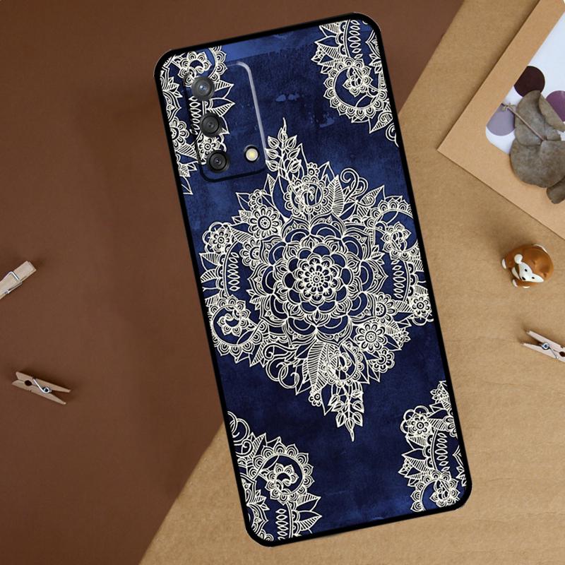 Moroccan Pattern For Oppo A16 A76 A96 A40 A60 A80 A74 A94 A54 A18 A38 A58 A78 A98 A15 A57S A17 A77 Phone Case