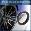 INFINAUTO Hub Centric Ring 57.1mm Inner Diameter 73.1mm Outer Diameter