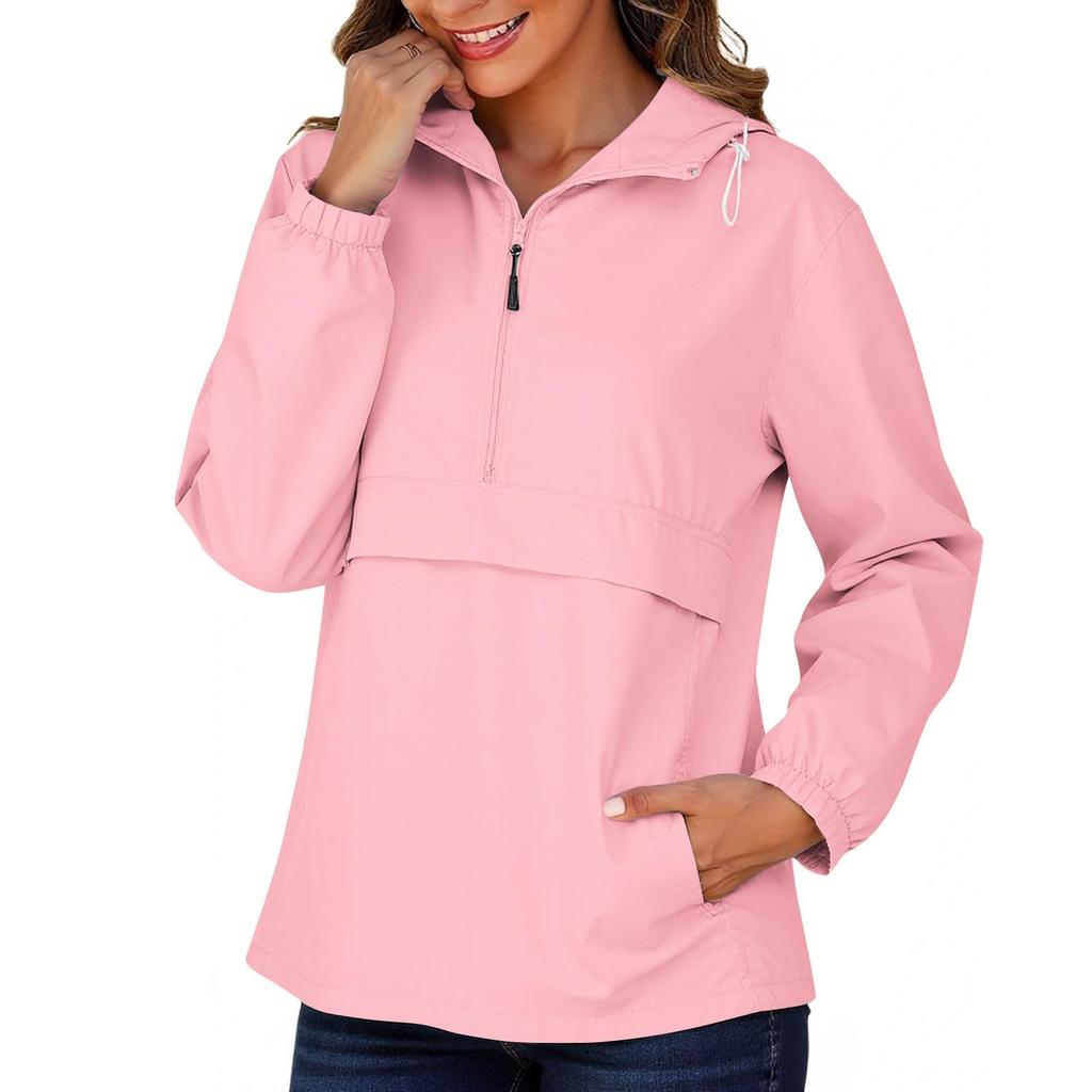 Women's Fashion Casual Solid-Color Waterproof Outdoor Hiking Short-Sleeve Top