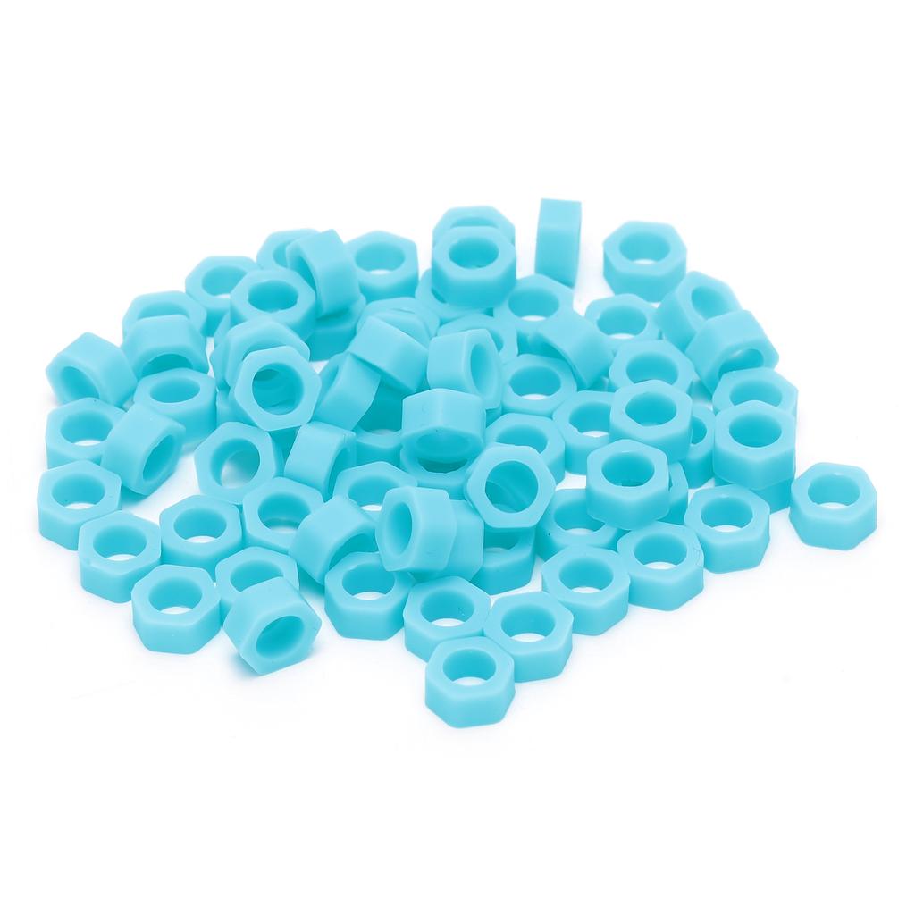 100 Stück Dental Code Ring Silikon Instrument Code Kreis Autoklavierbar Zahnärzte Material