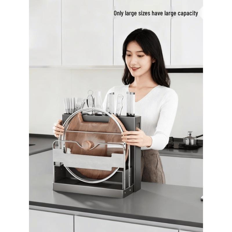 316 Stainless Steel Countertop Knife & Utensil Organizer