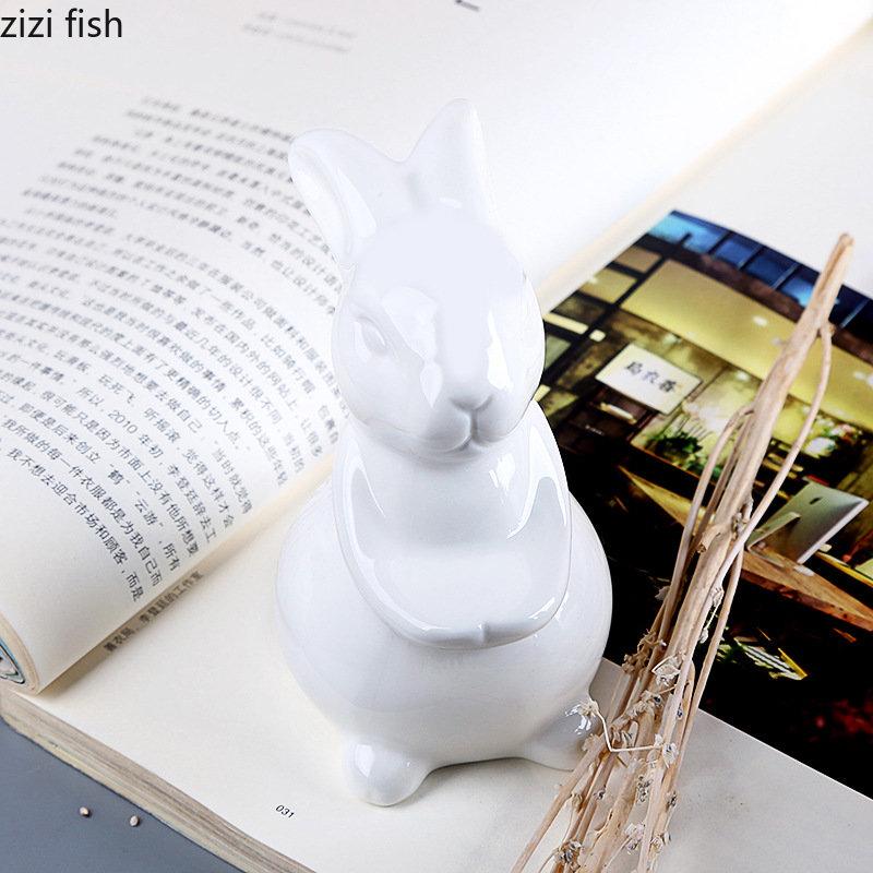 Rabbit Ceramic Tray Wedding Dessert Rack Fruit Plate Cake Stand Dessert Plates Dim Sum Dish Cake Plate Sushi Plates Snack Tray