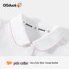 QQ DUCK Girls' Tulip Doll Collar Short Sleeve Polo T-shirt