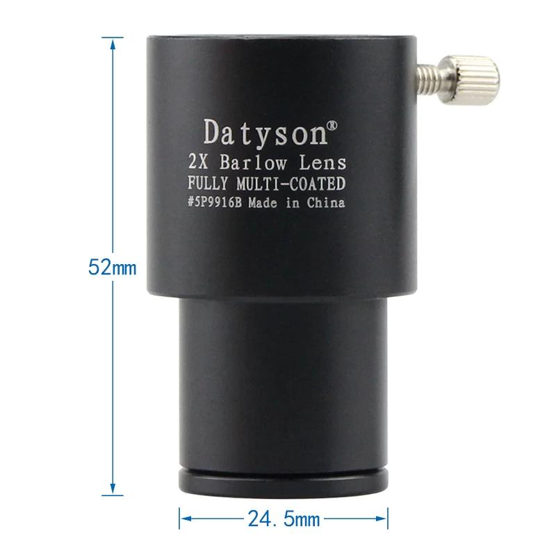 Datyson Astronomical Telescope Accessories 0.965-Inch 2x2. Teleconverter 5 P9916b All-Metal Optical Glass