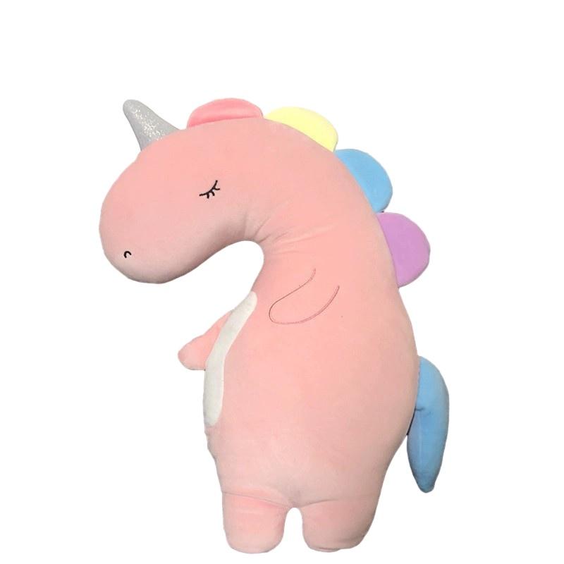 Almofada Grande de Pelúcia Macia de Dinossauro Para Crianças Design de Animal de Desenho Animado Estilo Nórdico 75cm de Altura