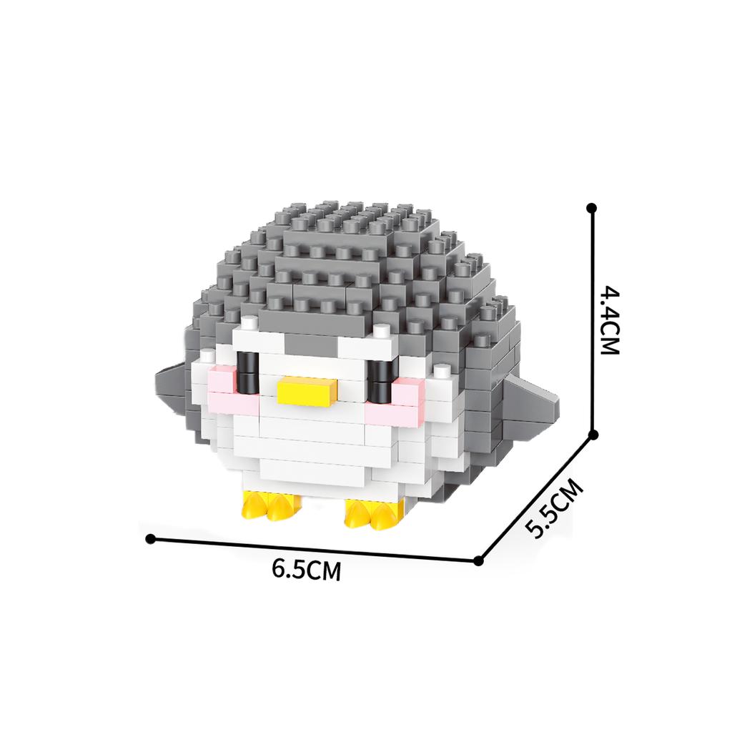 KNEW BUILT Clownfish Whale Seahorse Shark Oceanic Micro Mini Building Block Toy-Puzzle Gift for KidDecorate RoomsEasy Assemble